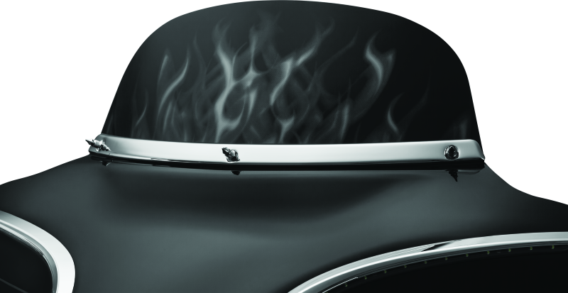Kuryakyn 1310 - KUR1310 - Kuryakyn Smooth Windshield Trim 96-13 Touring Chrome - Shipped in Europe - Tuningsupply.com