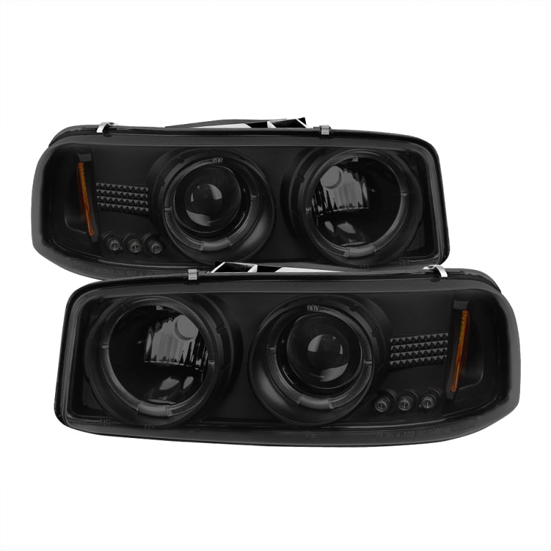SPYDER 5078292 - SPY5078292 - Spyder GMC Sierra 1500/2500 99-06 Projector Headlights LED Halo LED Blk Smke PRO-YD-CDE00-HL-BSM - Shipped in Europe - Tuningsupply.com