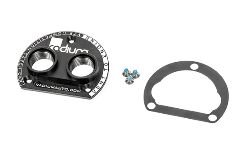 Radium Engineering 20-1773 - RAD20-1773 - Radium VTA to VTE Competition Catch Can Adapter - 10AN Orb Ports - Shipped in Europe - Tuningsupply.com