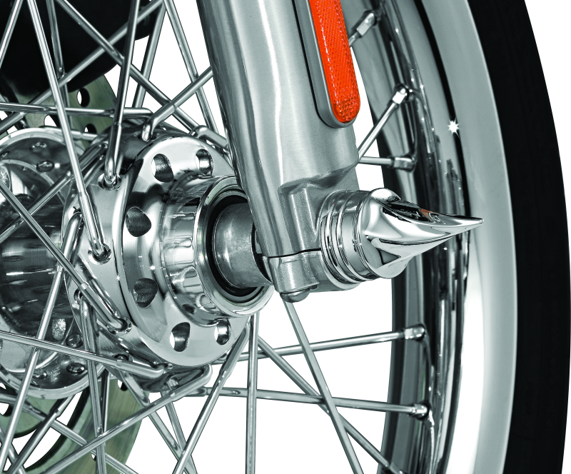 Kuryakyn 1219 - KUR1219 - Kuryakyn Twisted Axle Caps Chrome - Shipped in Europe - Tuningsupply.com