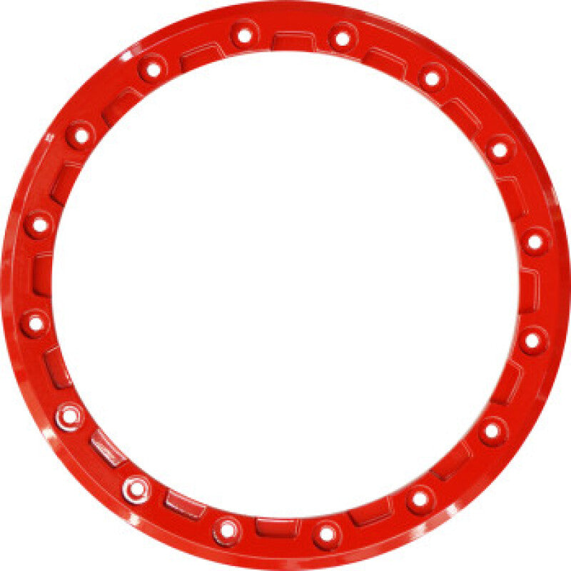 Raceline RBL-15R-A14-RING-16 - RCLRBL-15R-A14-RING-16 - Raceline Beadlock Ring - Alpha -15in - 16 Hole - 12mm - Red - Shipped in Europe - Tuningsupply.com