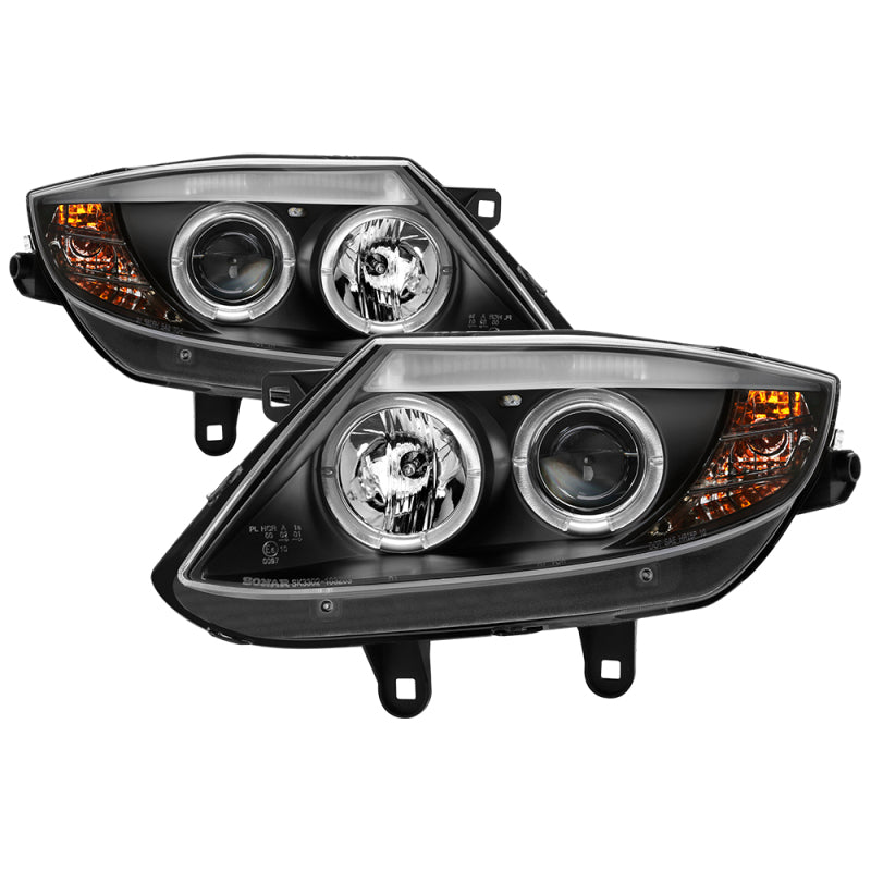 SPYDER 5029072 - SPY5029072 - Spyder BMW Z4 03-08 Projector Headlights Halogen Model Only - LED Halo Black PRO-YD-BMWZ403-HL-BK - Shipped in Europe - Tuningsupply.com
