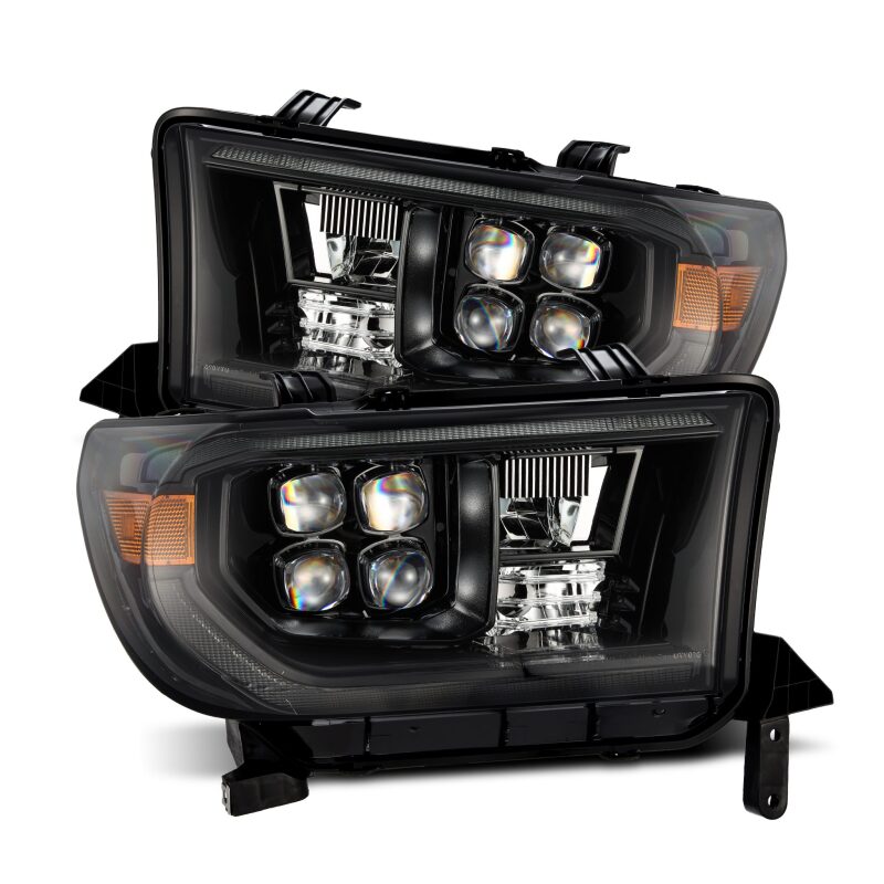 AlphaRex 880820 - ARX880820 - AlphaRex 07-13 Toyota Tundra NOVA LED Proj Headlights Alpha-Black w/Activ Light/Seq Signal/DRL - Shipped in Europe - Tuningsupply.com