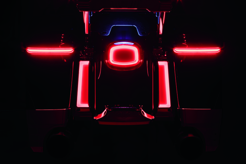 Kuryakyn 2910 - KUR2910 - Kuryakyn Tracer LED Taillight Red Lens With License Light - Shipped in Europe - Tuningsupply.com