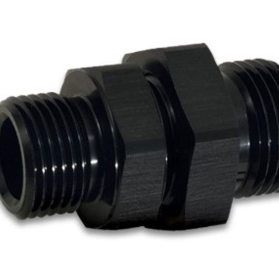 Vibrant 16983 - VIB16983 - Vibrant -10AN to -8AN ORB Male to Male Union Adapter - Anodized Black - Shipped in Europe - Tuningsupply.com