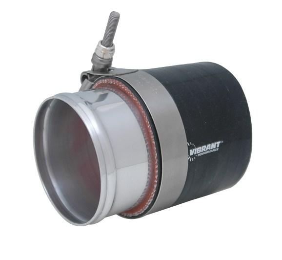 Vibrant 12051 - VIB12051 - Vibrant Aluminum Joiner Coupling (2.25in Tube O.D. x 3in Overall Length) - Shipped in Europe - Tuningsupply.com