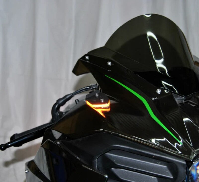 New Rage Cycles H2-MBO - NEWH2-MBO - New Rage Cycles 15+ Mirror Block Off Turn Signals - Shipped in Europe - Tuningsupply.com
