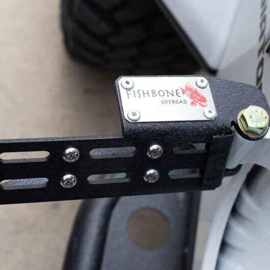 Fishbone Offroad FB21268 - FBOFB21268 - Fishbone Offroad 2007+ Jeep Wrangler/Gladiator Steel - Black Foot Peg Set - Shipped in Europe - Tuningsupply.com