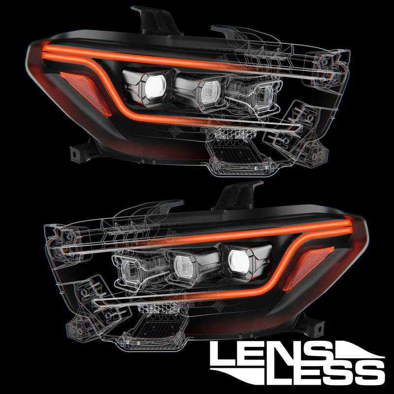 ORACLE Lighting 8700-TAC - ORL8700-TAC - Oracle 16-23 Toyota Tacoma Lensless LED Headlights - Shipped in Europe - Tuningsupply.com