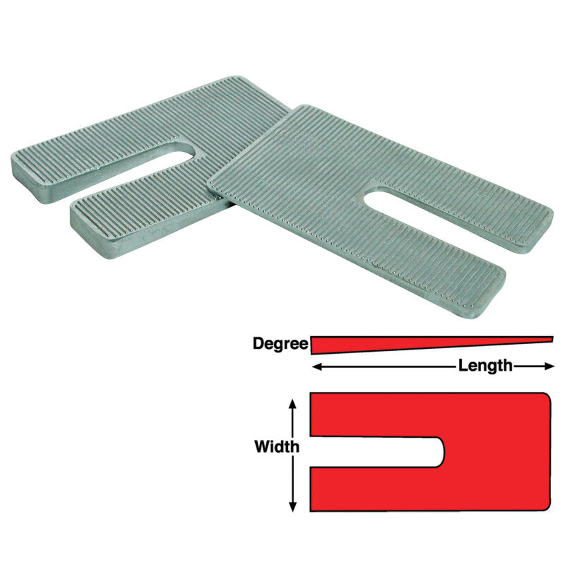 SPC Performance 10443 - SPC10443 - SPC Performance ZINC SHIMS 2.5x5x2.5 deg. - Shipped in Europe - Tuningsupply.com