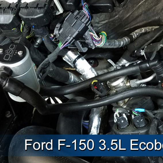 J&L 3016P-C - JLT3016P-C - J&L 2011-2025 Ford F-150 2.7L/3.5L/5.0L Passenger Side Oil Separator 3.0 - Clear Anodized - Shipped in Europe - Tuningsupply.com