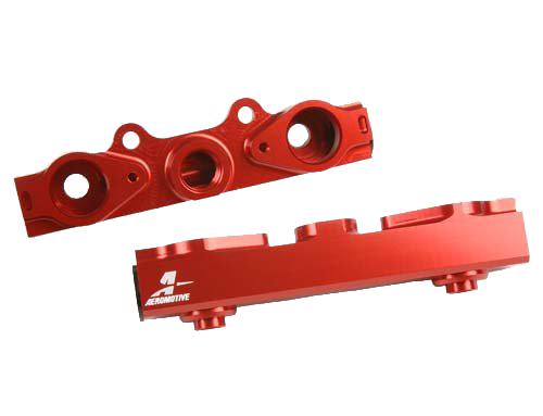 Aeromotive - AER14103 - Aeromotive 96-04 Ford 4.6 SOHC Billet Fuel Rails 5/8in I.D. - Shipped in Europe - Tuningsupply.com