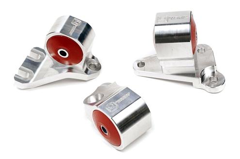 Innovative Mounts B10050-75A - INMB10050-75A - Innovative 96-00 Civic B/D Series Silver Aluminum Mounts 75A Bushings (2 Bolt) - Shipped in Europe - Tuningsupply.com