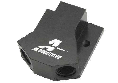 Aeromotive 15672 - AER15672 - Aeromotive Y-Block - AN-06 - 2x AN-06 - Shipped in Europe - Tuningsupply.com