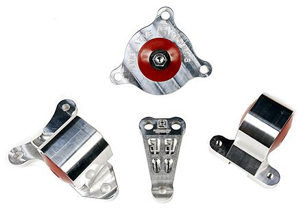 Innovative Mounts B90650-85A - INMB90650-85A - Innovative 02-06 Acura RSX K-Series Silver Aluminum Mounts 85A Bushings (Not K24 Trans) - Shipped in Europe - Tuningsupply.com