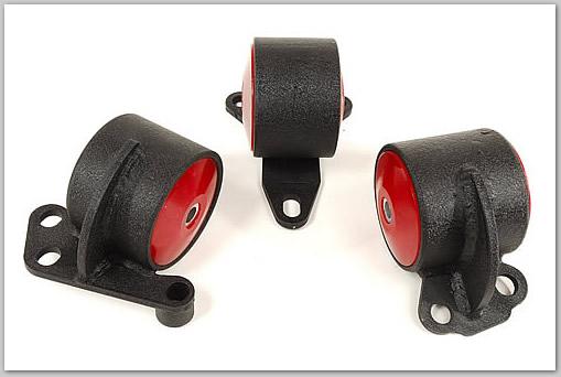 Innovative Mounts 19550-60A - INM19550-60A - Innovative 92-95 Civic B/D Series Black Steel Mounts 60A Bushings (2 Bolt) - Shipped in Europe - Tuningsupply.com