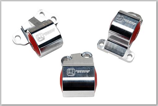 Innovative Mounts B19550-60A - INMB19550-60A - Innovative 92-95 Civic B/D Series Silver Aluminum Mounts 60A Bushings (2 Bolt) - Shipped in Europe - Tuningsupply.com