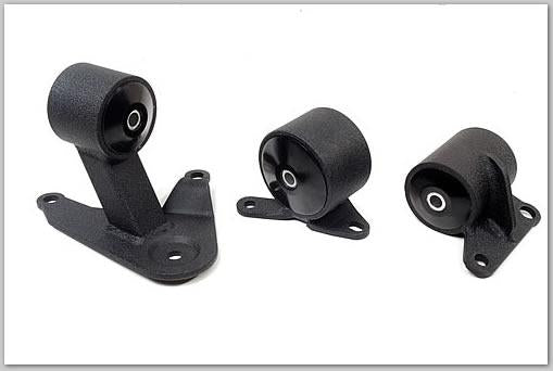 Innovative Mounts 29650-75A - INM29650-75A - Innovative 92-96 Prelude F-Series/H-Series Black Steel Mounts 75A Bushings - Shipped in Europe - Tuningsupply.com