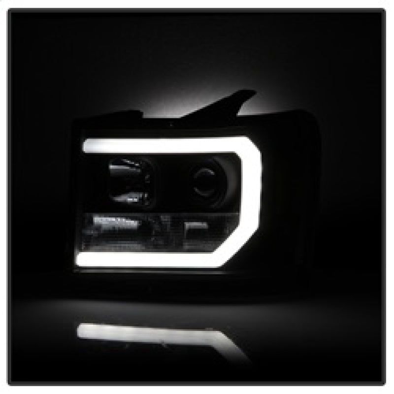 SPYDER 5083630 - SPY5083630 - Spyder GMC Sierra 1500/2500/3500 07-13 V2 Projector Headlights- Black PRO-YD-GS07V2-LBDRL-BK - Shipped in Europe - Tuningsupply.com