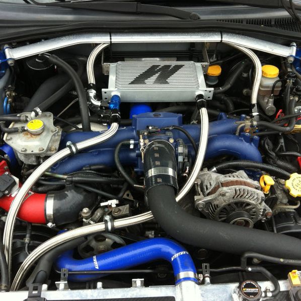 Mishimoto MMOC-U - MISMMOC-U - Mishimoto Universal 10 Row Oil Cooler Kit (Metal Braided Lines) - Shipped in Europe - Tuningsupply.com