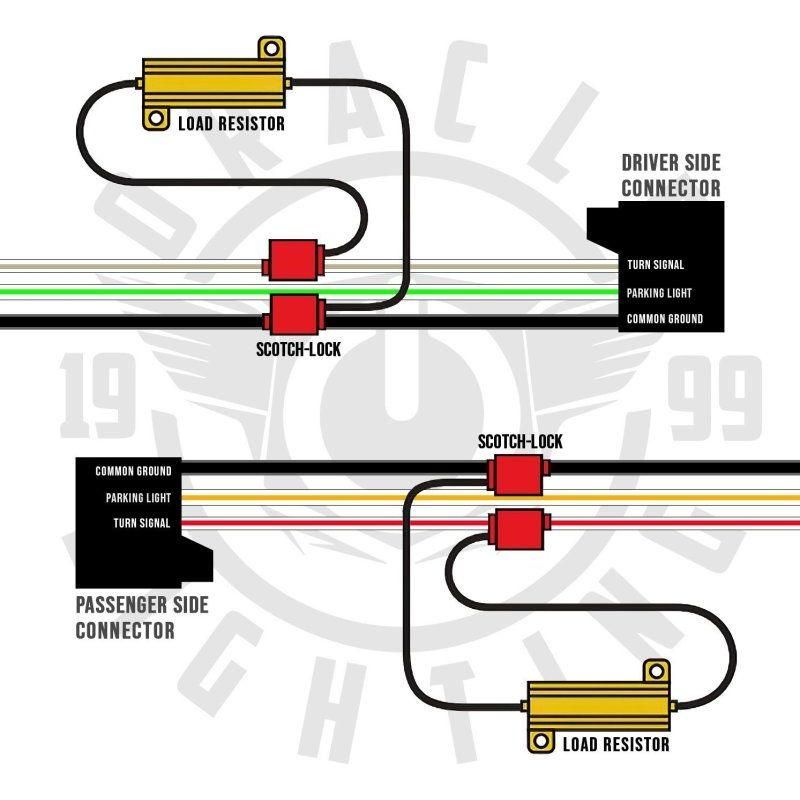 ORACLE Lighting 5769-123 - ORL5769-123 - Oracle 07-18 Jeep Wrangler JK Switchback LED Halo Headlights - Amber/White - Switchback - Shipped in Europe - Tuningsupply.com