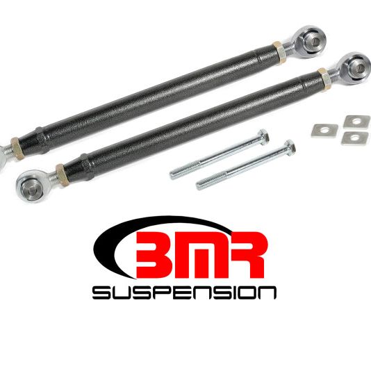 BMR Suspension TR007H - BMRTR007H - BMR 16-17 6th Gen Camaro Rear Double Adj. Rod Ends Toe Rods - Black Hammertone - Shipped in Europe - Tuningsupply.com
