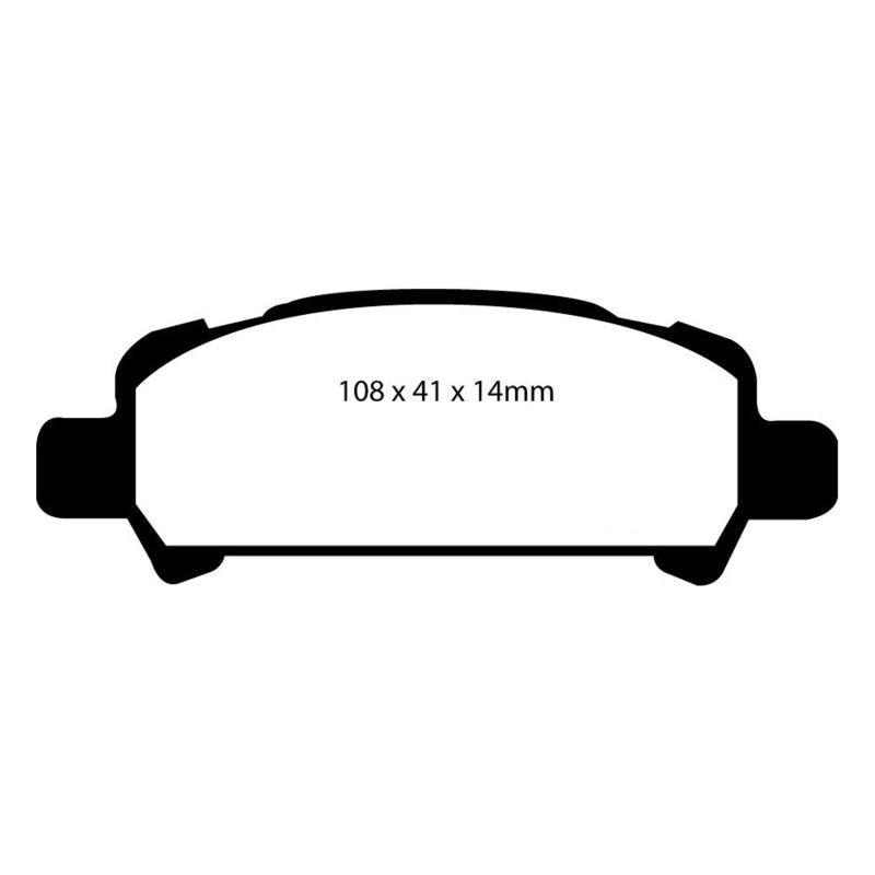 EBC DP51293NDX - EBCDP51293NDX - EBC 01-02 Subaru Impreza 2.0 Turbo WRX Bluestuff Rear Brake Pads - Shipped in Europe - Tuningsupply.com