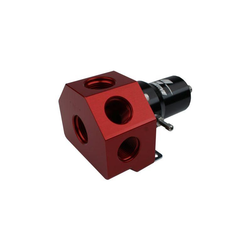Aeromotive 13133 - AER13133 - Aeromotive Regulator - 30-120 PSI - .500 Valve - 4x AN-08 and AN-10 inlets / AN-10 Bypass - Shipped in Europe - Tuningsupply.com