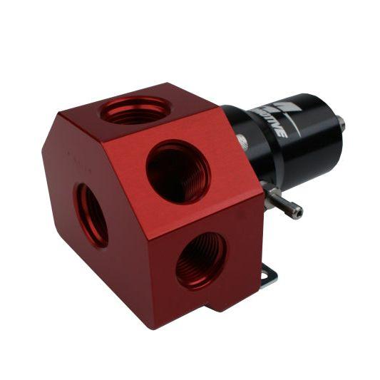 Aeromotive 13133 - AER13133 - Aeromotive Regulator - 30-120 PSI - .500 Valve - 4x AN-08 and AN-10 inlets / AN-10 Bypass - Shipped in Europe - Tuningsupply.com