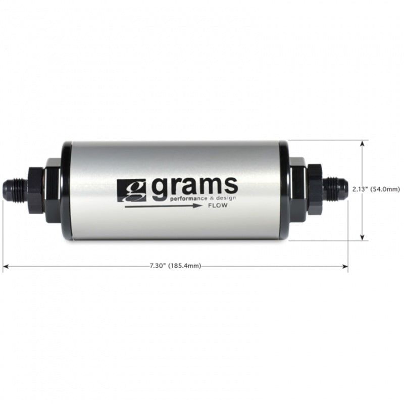 Grams Performance G60-99-0106 - GRPG60-99-0106 - Grams Performance 100 Micron -6AN Fuel Filter - Shipped in Europe - Tuningsupply.com
