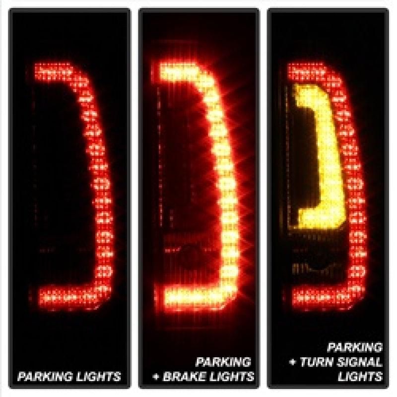 SPYDER 5083418 - SPY5083418 - Spyder Chevy Suburban/Tahoe 07-14 V2 - Light Bar LED Tail Lights - Black ALT-YD-CSUB07V2-LED-BK - Shipped in Europe - Tuningsupply.com