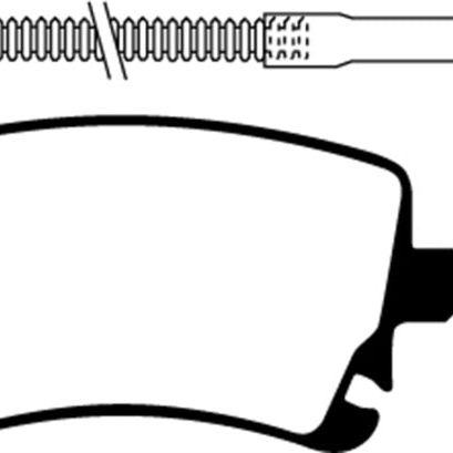 EBC DP31470C - EBCDP31470C - EBC 09-11 Audi A6 Quattro 3.0 Supercharged Redstuff Rear Brake Pads - Shipped in Europe - Tuningsupply.com