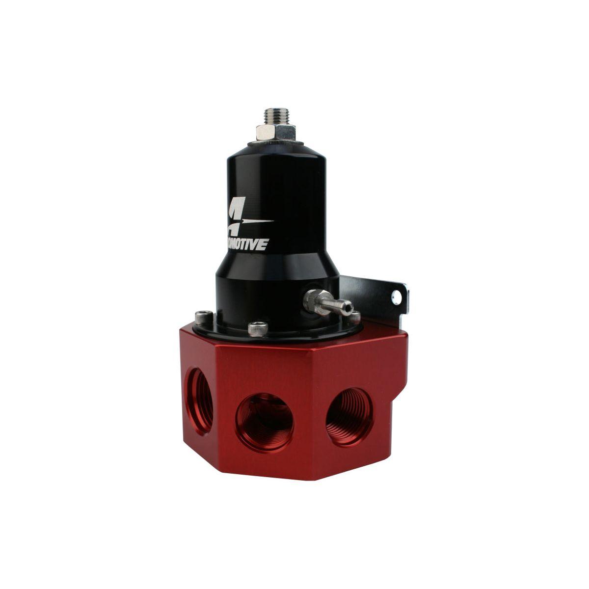Aeromotive 13133 - AER13133 - Aeromotive Regulator - 30-120 PSI - .500 Valve - 4x AN-08 and AN-10 inlets / AN-10 Bypass - Shipped in Europe - Tuningsupply.com