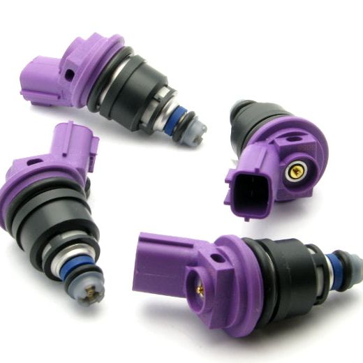 DeatschWerks 01J-00-0370-4 - DWK01J-00-0370-4 - DeatschWerks Nissan G20 / SR20 / 240sx SR/KA 370cc Side Feed Injectors - Shipped in Europe - Tuningsupply.com
