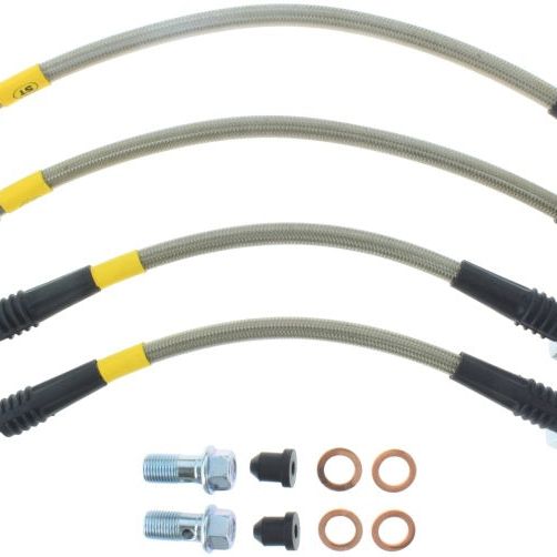 Stoptech 950.62504 - STO950.62504 - StopTech 04-06 Pontiac GTO Stainless Steel Rear Brake Lines - Shipped in Europe - Tuningsupply.com