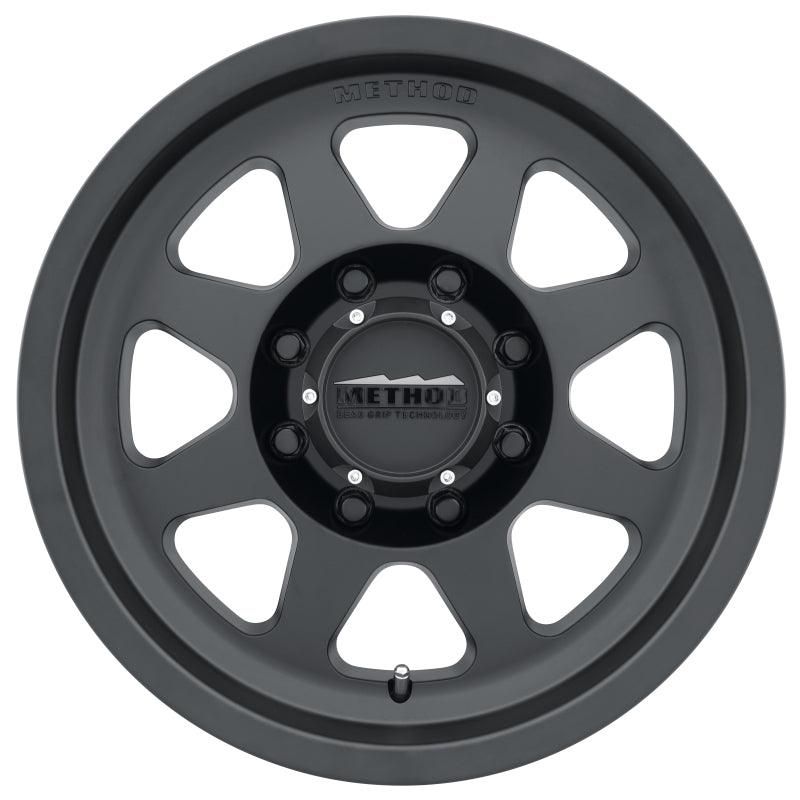 Method Wheels MR70179080512N - MRWMR70179080512N - Method MR701 17x9 -12mm Offset 8x6.5 130.81mm CB Matte Black Wheel - Shipped in Europe - Tuningsupply.com