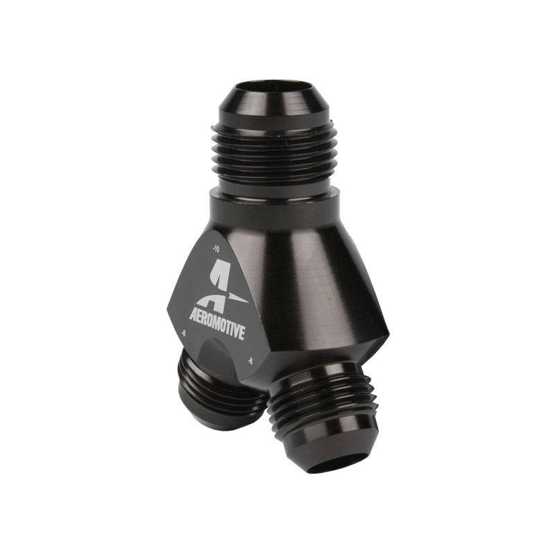 Aeromotive 15675 - AER15675 - Aeromotive Y-Block - AN-10 - 2x AN-08 - Shipped in Europe - Tuningsupply.com