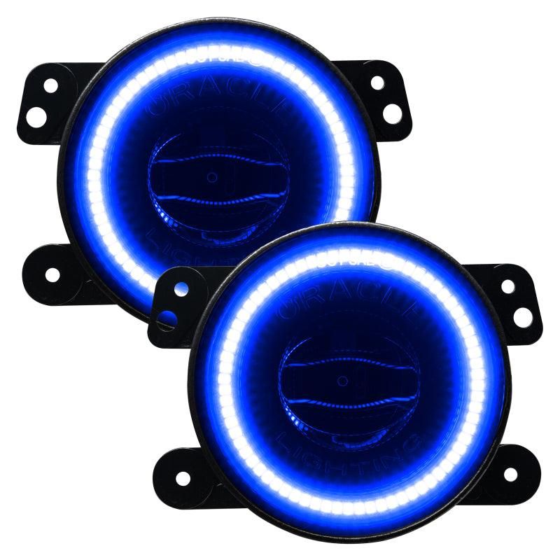 ORACLE Lighting 5846-332 - ORL5846-332 - Oracle Jeep Wrangler JK/JL/JT High Performance W LED Fog Lights - ColorSHIFT - Dynamic - Shipped in Europe - Tuningsupply.com