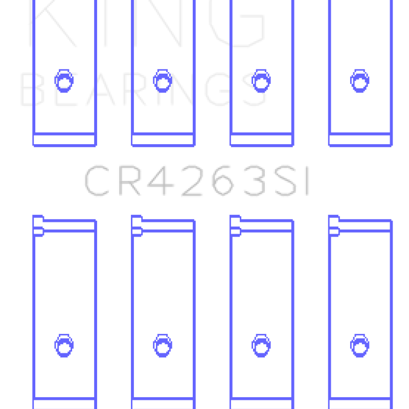 King Engine Bearings GCR4263SI - KINGCR4263SI - King Engine Bearings Toyota 1ZZ-FE Rod Bearing Set - Size STD - Shipped in Europe - Tuningsupply.com