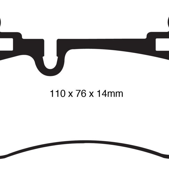 EBC DP31839C - EBCDP31839C - EBC 08-13 Mercedes-Benz C63 AMG (W204) 6.2 Redstuff Rear Brake Pads - Shipped in Europe - Tuningsupply.com