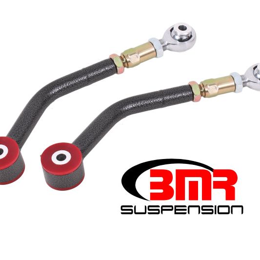 BMR Suspension UCA112H - BMRUCA112H - BMR 08-17 Challenger Upper Control Arms On-Car Adj. Rod Ends (Polyurethane) - Black Hammertone - Shipped in Europe - Tuningsupply.com