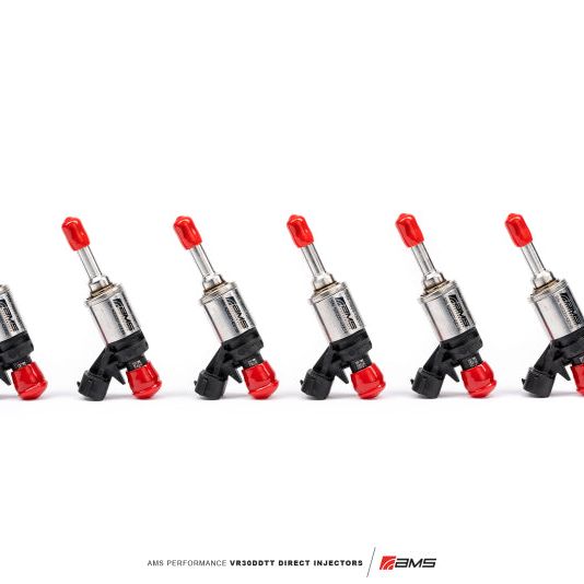 AMS ALP.28.07.0011-1 - AMSALP.28.07.0011-1 - AMS Performance VR30DDTT Stage 1 Direct Injectors (Set of 6) - Shipped in Europe - Tuningsupply.com
