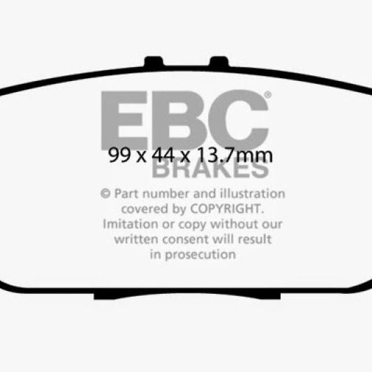 EBC DP41775R - EBCDP41775R - EBC 06-15 Mazda Miata MX5 2.0 Yellowstuff Rear Brake Pads - Shipped in Europe - Tuningsupply.com