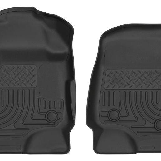 Husky Liners 52731 - HSL52731 - Husky Liners 2017 Ford F250 Crew Cab Vinyl X-Act Contour Black Floor Liners - Shipped in Europe - Tuningsupply.com