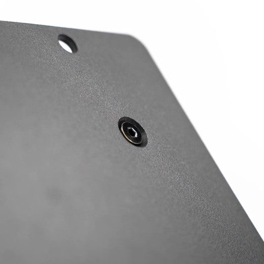 DV8 Offroad LPBR-05 - DVELPBR-05 - DV8 Offroad 2021 Ford Bronco Capable Bumper Slanted Front License Plate Mount - Shipped in Europe - Tuningsupply.com