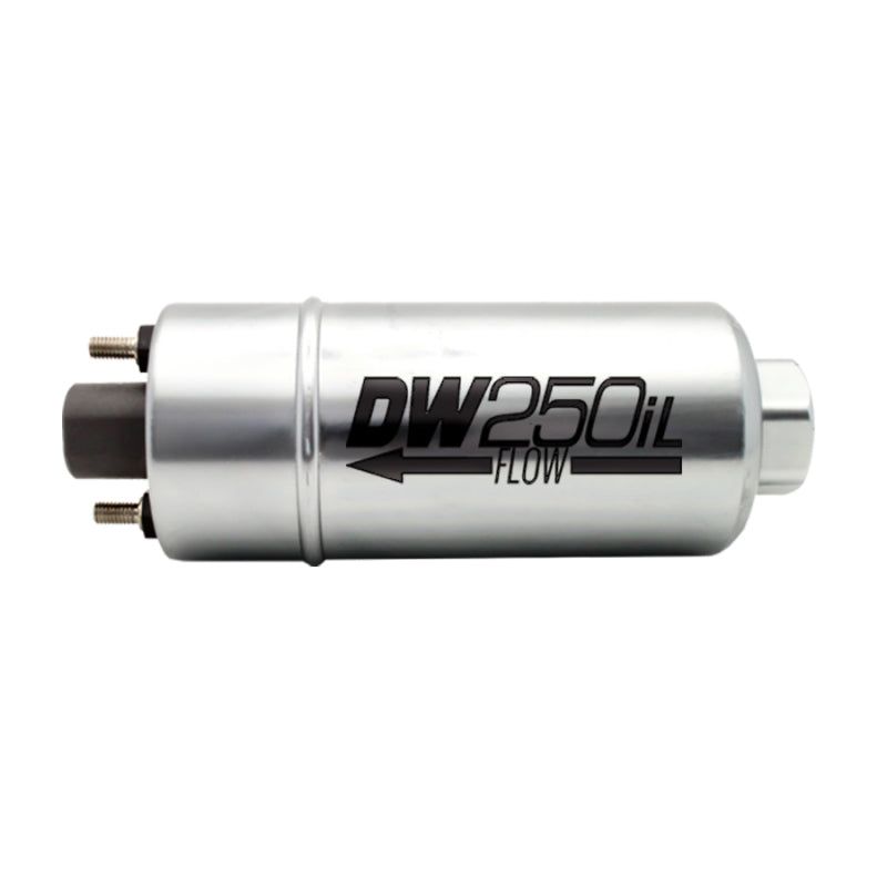 DeatschWerks 9-250 - DWK9-250 - DeatschWerks 250LPH In-Line External Fuel Pump (No Bracket) - Shipped in Europe - Tuningsupply.com