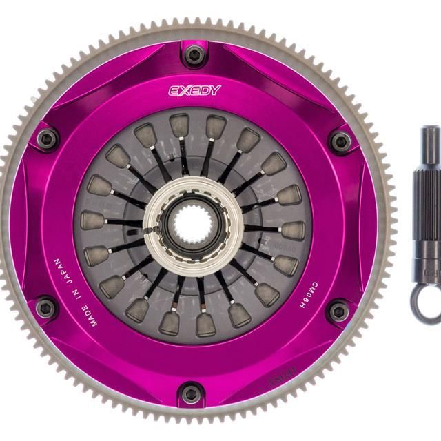 Exedy MM062HD - EXEMM062HD - Exedy 2008-2015 Mitsubishi Lancer Evolution GSR L4 Hyper Twin Cerametallic Clutch Sprung - Shipped in Europe - Tuningsupply.com
