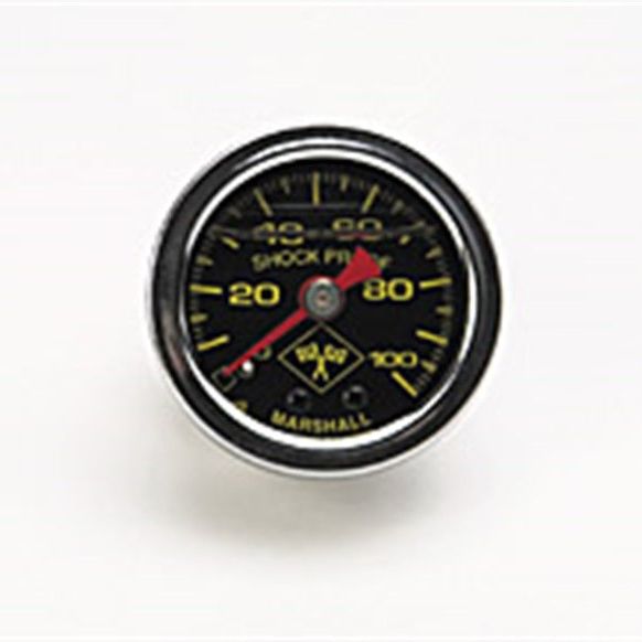 Russell 650320 - RUS650320 - Russell Performance 100 psi fuel pressure gauge black face chrome case (Liquid-filled) - Shipped in Europe - Tuningsupply.com