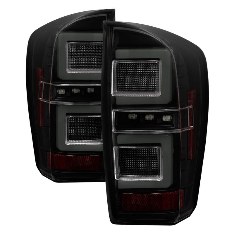SPYDER 5085740 - SPY5085740 - Spyder 16-17 Toyota Tacoma LED Tail Lights - Black Smoke (ALT-YD-TT16-LED-BSM) - Shipped in Europe - Tuningsupply.com