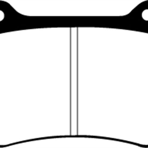 EBC DP41031R - EBCDP41031R - EBC 92-00 Dodge Viper 8.0 Yellowstuff Front Brake Pads - Shipped in Europe - Tuningsupply.com